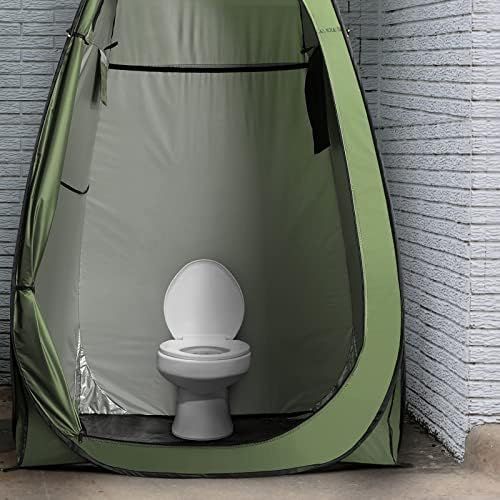  G4Free Pop Up Privacy Shower Tent Portable Outdoor Changing Dressing Room Camping Toilet Sun Shelter 6.9 FT for Beach Hiking with Carry Bag