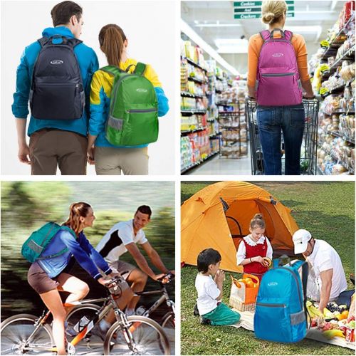  G4Free 20L Lightweight Packable Backpack Travel Hiking Daypack Foldable