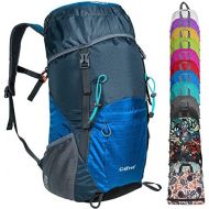 G4Free Lightweight Packable Hiking Backpack 40L Travel Camping Daypack Foldable (Dark Blue)