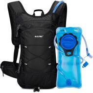 G4Free Insulated Hydration Backpack Pack with 2L BPA Free Bladder for Outdoor Running Hiking Cycling Camping