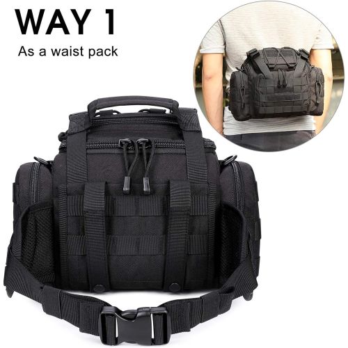  G4Free Sport Outdoor Waist Pack Tactical Sling Bag Hiking Fanny Pack Fishing Tackles