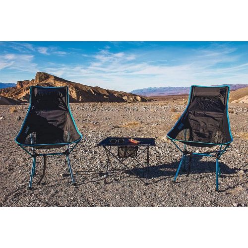  G4Free Lightweight Portable High Back Camping Chair, Folding Backpacking Camp Chairs Upgrade with Headrest & Pocket for Outdoor Travel Picnic Hiking Fishing