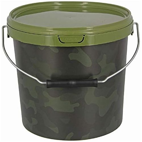  [아마존베스트]G8DS 10L Bucket with Lid Camo Fishing Camping Outdoor Fishing Round