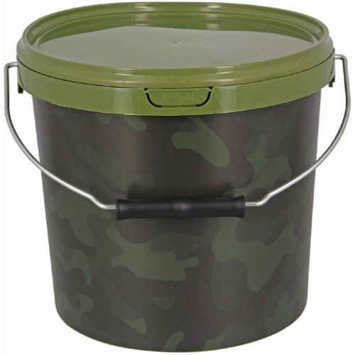  [아마존베스트]G8DS 10L Bucket with Lid Camo Fishing Camping Outdoor Fishing Round