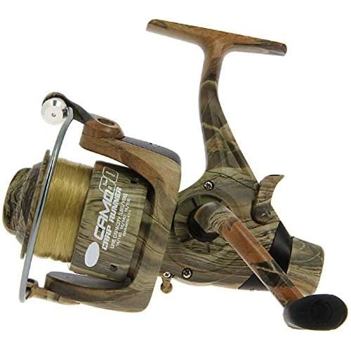  [아마존베스트]g8ds Camo 60 Freewheel Reel with 12lb Line 3 Ball Bearings with Spare Spool Carp Fishing Line