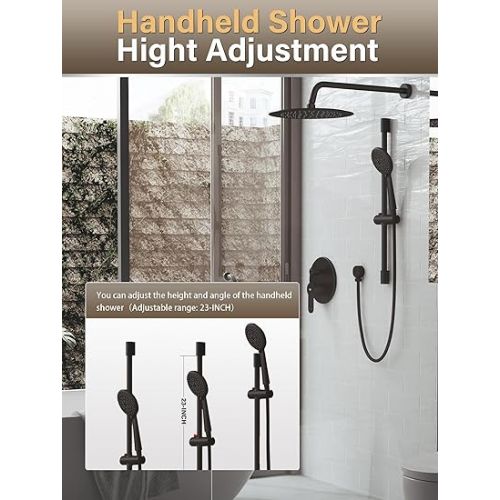  Gabrylly Shower System, High Pressure 12