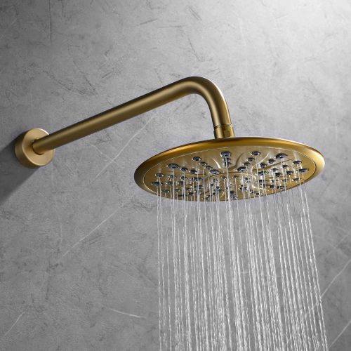  GABRYLLY Shower System, Wall Mounted Shower Faucet Set for Bathroom with High Pressure 8 Rain Shower head and 3-Setting Handheld Shower Head Set, Pressure Balance Valve with Trim and Divert