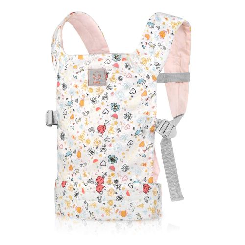  GAGAKU Doll Carrier Front and Back Soft Cotton for Baby Over 18 Months, Rose Garden Series