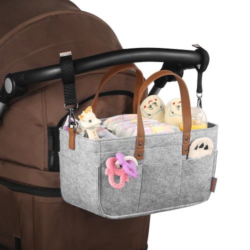  [아마존 핫딜] [아마존핫딜]GAGAKU Baby Diaper Caddy Organizer - Baby Shower Basket Portable Nursery Storage Bin Car Storage Basket for Toys