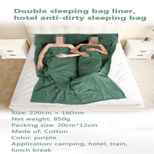  GAIXIA Sleeping Bag Portable Travel Adult Large Pillowcase Light and Comfortable Sleeping Bag