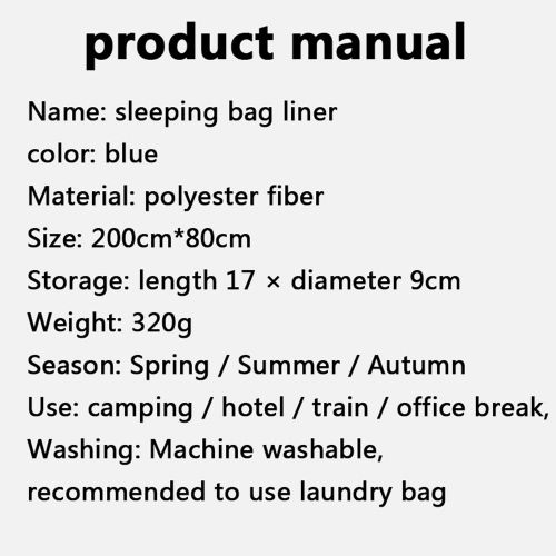  GAIXIA Sleeping Bag Adult Outdoor Travel Sleeping Bag Moisture Wicking Breathable Quick-Drying Fabric Elasticity Sleeping Bag