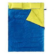 GAIXIA Sleeping Bag Outdoor Adult Camping Spring and Autumn Sleeping Bag Couple Indoor Camping Thick Warm Sleeping Bag (Color : Blue)