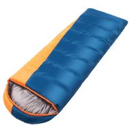 GAIXIA Sleeping Bag Adult Outdoor Winter Thick Stitching Warm Camping Sleeping Bag (Color : Blue)