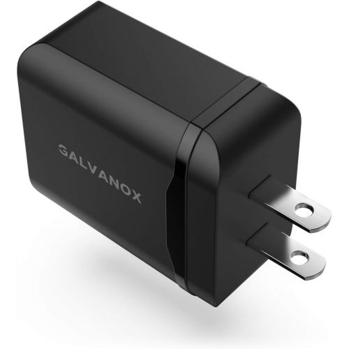  Galvanox USB C Charger with Cable (18W) PD Fast Charging 5ft Type-C to C Cord and Wall Plug Adapter Block for Samsung Galaxy S10/S20/S21/Plus/Ultra/FE/Note/Pixel (2.0/3.0 Compatibl