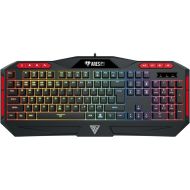 GAMDIAS Hermes Gaming Mechanical Keyboard Combo (Red Switch) with 256K Built-in Memory Macro Recording Keys, 6 Player Profiles Anti-Ghosting & FPS Mouse with 4000 DPI and Sniper Mo