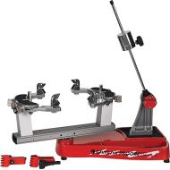 Gamma Progression II 602 Machine: 360 Degree Rotation Tabletop Racquet Stringer Machines with Stringing Accessories / Racket String Tools - Strings Racquetball, Squash, Tennis or Badminton Equipment