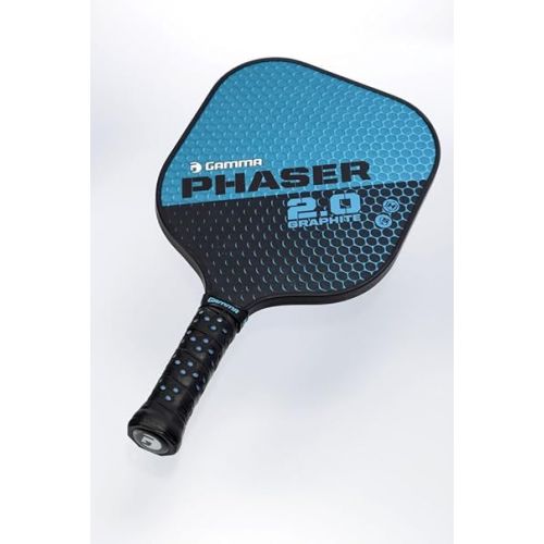  GAMMA Sports 2.0 Pickleball Paddle, Graphite, Composite Power, Men and Women, Indoor and Outdoor Racket