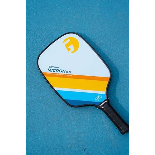  GAMMA Pickleball Paddles, Quantum Series, Micron 5.0, Neutron 5.0, Voltage 5.0, Atomic 5.0, USAPA Approved, Graphite Pickleball Paddle, Polypropylene Core, Honeycomb Grip, Great Feel, More Control