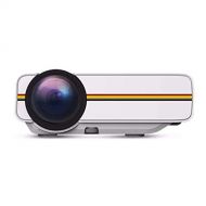 GAO Projector,Digital Portable Mini Projector LCD 1200 LUX School Home Theater Projector