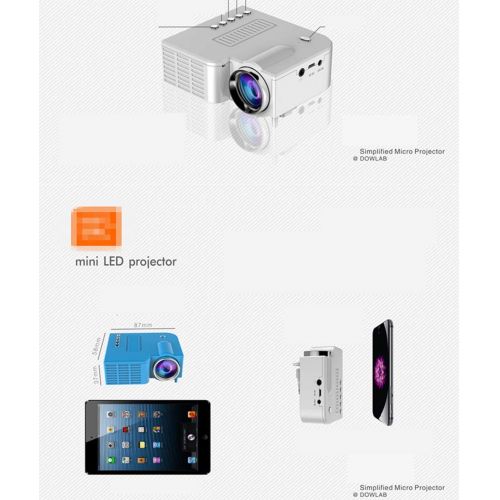  GAO UC28A Portable Mini Projector, Multimedia Video Projector, Home Cinema Entertainment, Outdoor Movie & Gaming (with HDMIAV Interface + with Remote Control Function)