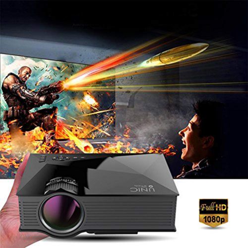  GAO LightInTheBox UC46 1200 Lumens WiFi Wireless Full Color 130 Image Pro Mini Portable LCD LED Home Theater Cinema Game Projector - Support HD 800x480P VideoIPIRUSBSDHDMIVGA