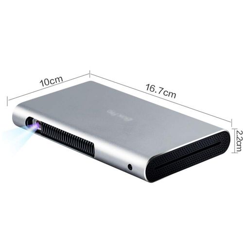  GAO Projector - Projection Distance 2.5m, Projection Size 30-300 Inches, 1000 Lumens, Portable, Mobile Phone with The Same Screen, Suitable for Family, Outdoor and Business Office