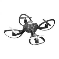 GAOAG LED Mini Drone Foldable Quadcopter Somatosensory Single Hand Control with WiFi FPV 480P Camera 360° flip-Mode Altitude Hold One Key Return Color Black