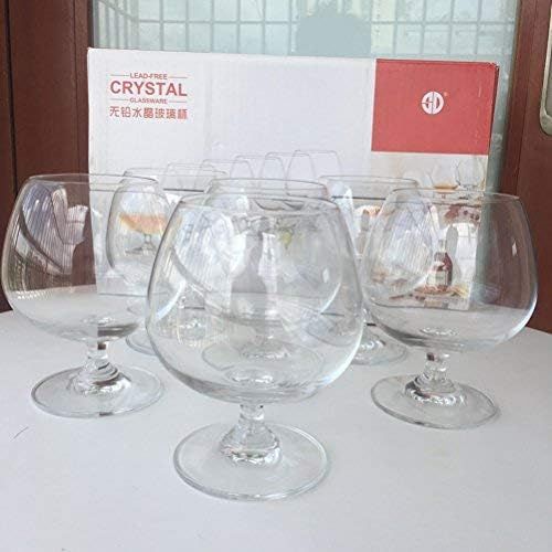  [아마존베스트]GAOGAO 1 Piece 22 Oz Volume Lead-free Brandy Glasses Cognac Glass 625ml Super Big Size Snifters