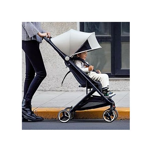  GAOMON Lightweight Stroller, Compact One-Hand Fold Travel Stroller for Airplane Friendly, Reclining Seat and Canopy