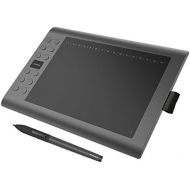 [아마존베스트]GAOMON 10 x 6 Inch Professional Graphic Tablet with 12+16 Programming Buttons - Compatible with Windows / Mac - M106K