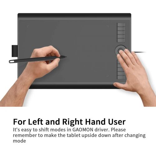 [아마존베스트]GAOMON M10K Version Pen Tablet -10 x 6.25 Inch Graphic Tablet with 8192 Pressure Sensitivity Level Battery-Free Pen