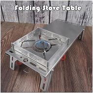 GAOZ Outdoor Wood Stove Folding Stove Table Camping Hiking Picnic Stove Stand Bracket Holder for Fishing Hiking Picnic Tourist Burner (Color : SK 8S)