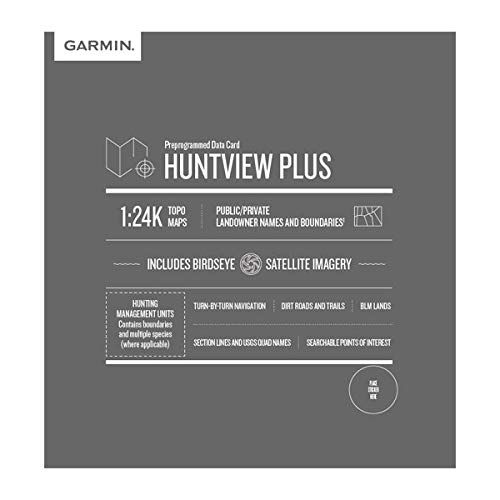 가민 Garmin Huntview Plus, Preloaded microSD Cards with Hunting Management Units for Garmin Handheld GPS Devices, Florida