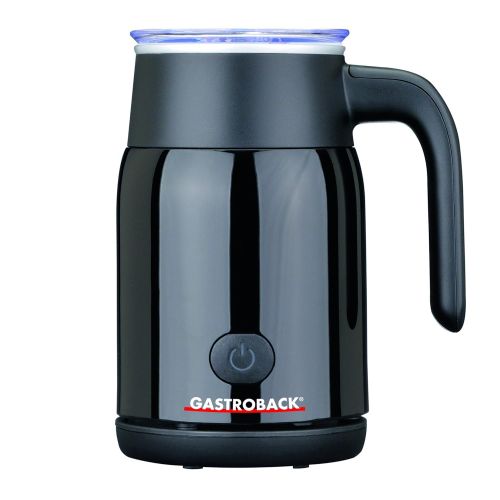  Gastroback 42326 Latte Magic, Milchaufschaumer, warmer oder kalter Milchschaum in Sekundenschnelle (max. 350 ml), erwarmen von Milch oder Kakao, 500 Watt, schwarz, Kunststoff