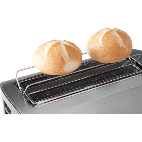  [아마존베스트]Gastroback 42397 Design Toaster Pro 2S, 2 Slices, Integrated Bun Attachment, 9 Browning Levels, LED Countdown Display, 950 Watt, 18/8 Stainless Steel Design