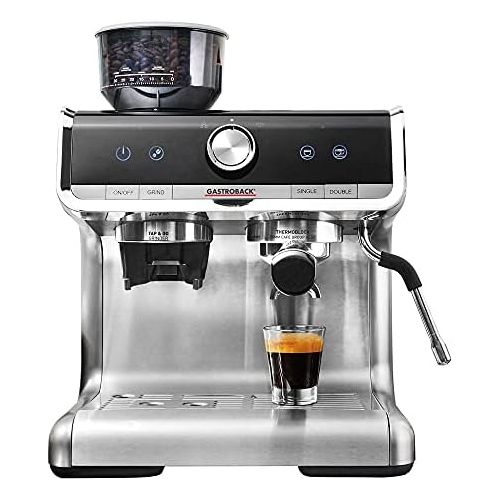  [아마존베스트]GASTROBACK 42616 Design Espresso Barista Pro Programmable Portafilter Espresso Machine with Conical Grinder and Professional Italian ULKA Espresso Pump 15 bar in Modern Design