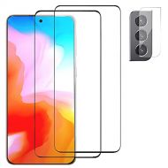 GBBC, 2+1 Pack Galaxy S21 Plus 5G Tempered Glass Screen Protector With Camera Lens Protector [9H][ Full Coverage][Easy to install]For Samsung Galaxy S21 Plus S21+ 5G (6.7 inch)