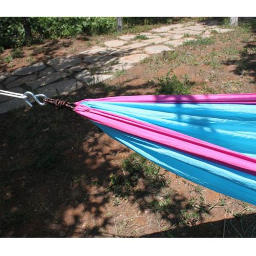  GBY Portable Hammock Parachute Cloth Nylon Hammock, Portable Travel Hammock, Ultralight Travel Camping Hammock (Color : Blue)