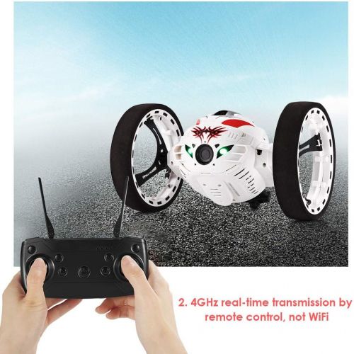  GBlife 2.4GHz Wireless Remote Control Jumping RC Toy Cars Bounce Car No WiFi Kids Boys Christmas Birthday Gifts (Black)