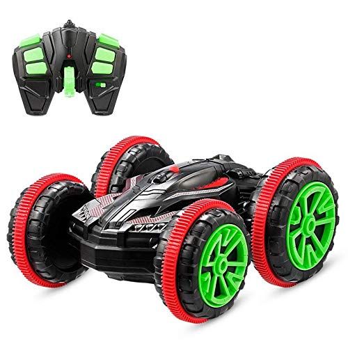  GBlife Off Road RC Stunt Car 2.4GHz Remote Control Amphibious Double Sided Car Tank Vehicle 360 Degree Spin for Land Water Pool