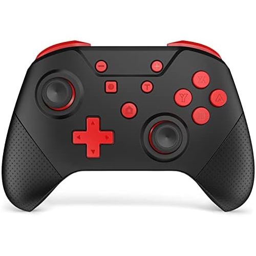  [아마존베스트]GCHT GAMING Wireless Pro Controller for Nintendo Switch/Switch Lite with Wake Up, NFC, Turbo, Gyro Axis, Dual Shock Support PC, Pro Controllers Compatible Nintendo Switch/Switch Lite/PC (Black