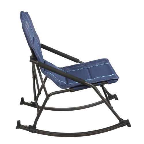  GCI Timber Ridge Catalpa Relax & Rock Chair, Blue