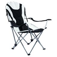 GCI Mings Mark 36028 Foldable Reclining Camp Chair - Black / Gray