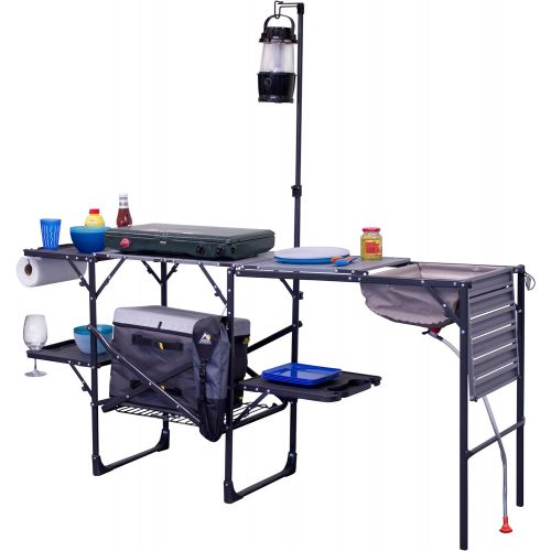  GCI Outdoor Master Cook Station Portable Camp Kitchen Outdoor Folding Table