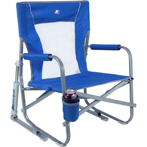  GCI Outdoor Waterside Beach Rocker Folding Beach Chair & Portable Rocking Chair