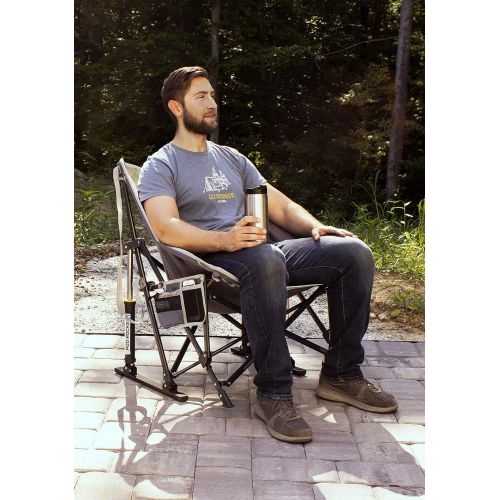  GCI Outdoor MaxRelax Pod Rocker Portable Rocking Chair & Outdoor Camping Chair