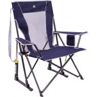 GCI Outdoor Comfort Pro Rocker Collapsible Rocking Chair & Outdoor Camping Chair, Indigo