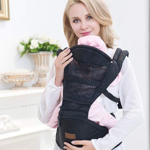  GCKAZN Flip Advanced 4-in-1 Convertible Baby Carrier, Multi-Function: Abdomen, Back, with Hip seat, Suitable from Birth to 4 Years Old Newborns, Infants & Toddlers, Ideal Gift