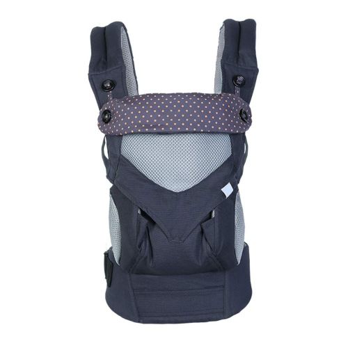  GCKAZN Standard Baby Carrier: Light and Breathable Infant Carrier, Flip Advanced 4-in-1 Convertible Baby Carrier, Baby Wearing Cool, with rain Cover, with Hip seat, Free Hands (Col