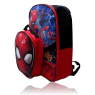 GDC Marvel Spiderman Backpack W/Detachable Shaped Insulated Lunch Box